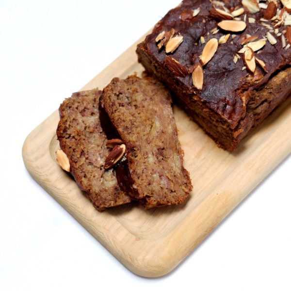 Bánh chuối hạnh nhân thuần chay