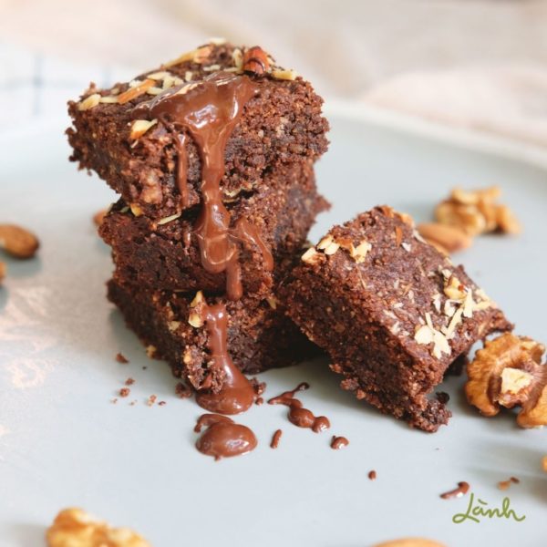 Brownies Sô cô la Thuần chay