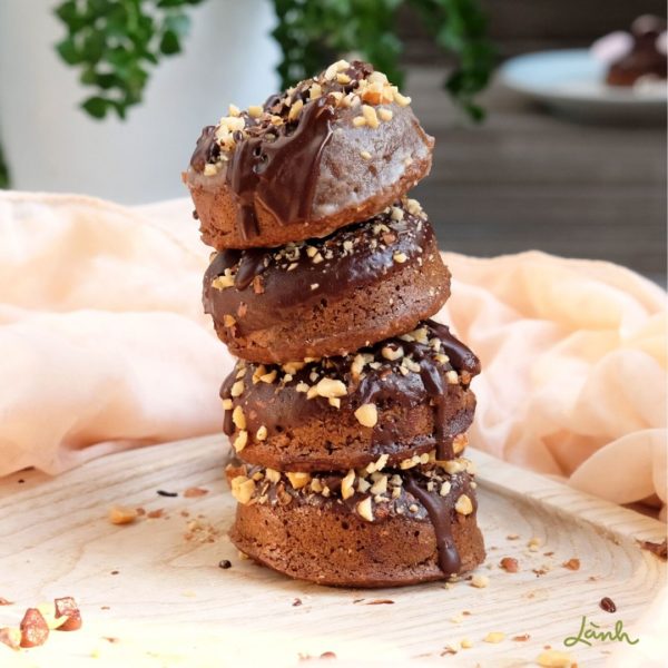 Donut Sô cô la Thuần chay