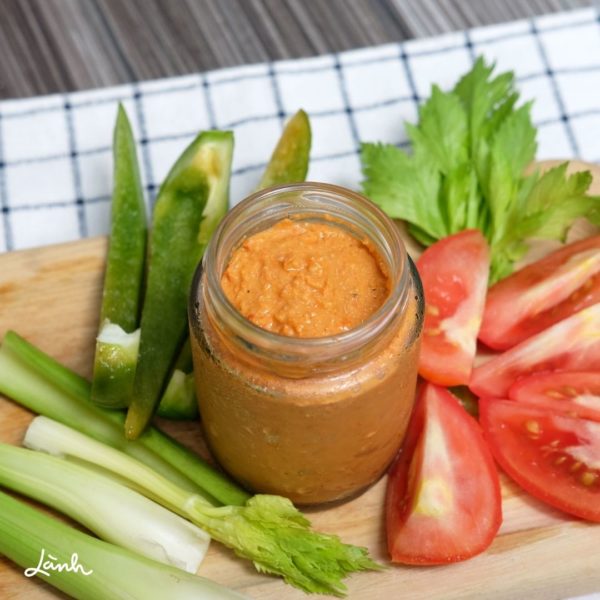 Hummus Ớt đỏ Thuần chay