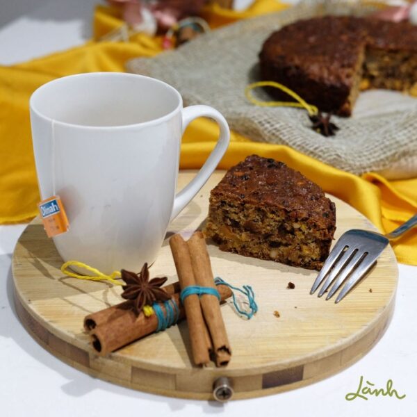 Bánh trái cây hạt Thuần chay (Vegan Fruitcake)