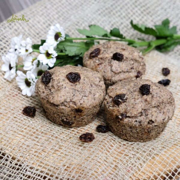 Bánh nướng xốp Kiều mạch Nho khô